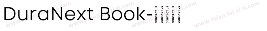 DuraNext Book字体转换